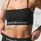 Alosoft Relay Sports Bra — Black/White