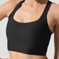 Airlift Sleek Sports Bra Tank Top — Black