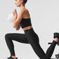 Airlift Sleek Sports Bra Tank Top — Black