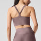 Airlift Sleek Sports Bra Tank Top — Mushroom