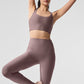 Airlift Sleek Sports Bra Tank Top — Mushroom