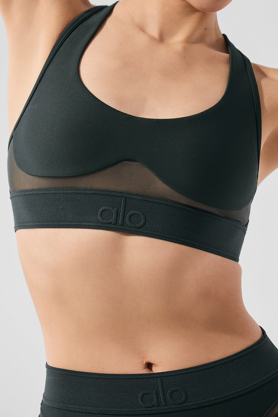 Airlift Rebel Sports Bra — Charcoal Green
