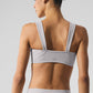 Washed Alosoft Sunray Sports Bra — Grey Sky Wash