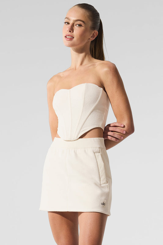 Polar Fleece Corset — Ivory