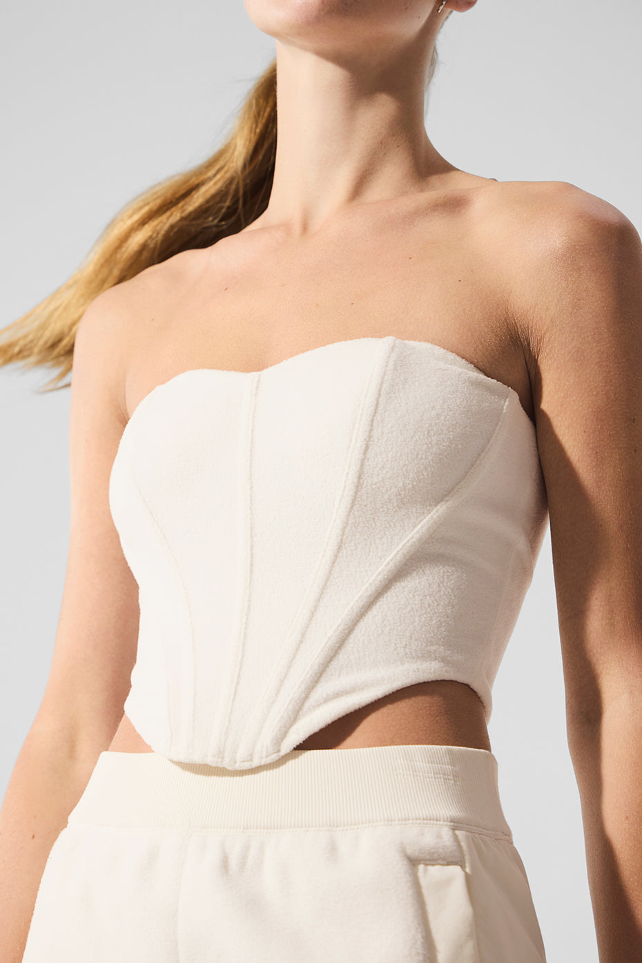 Polar Fleece Corset — Ivory