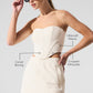 Polar Fleece Corset — Ivory