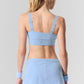 Alosoft Serve It Up Sports Bra — Seashell Blue