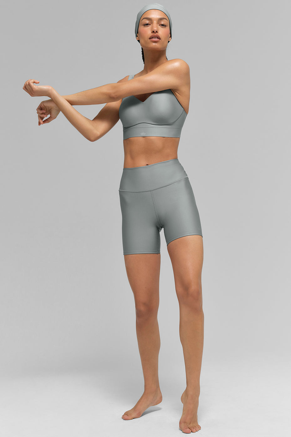 Airlift Endurance High — Impact Sports Bra — Lunar Grey