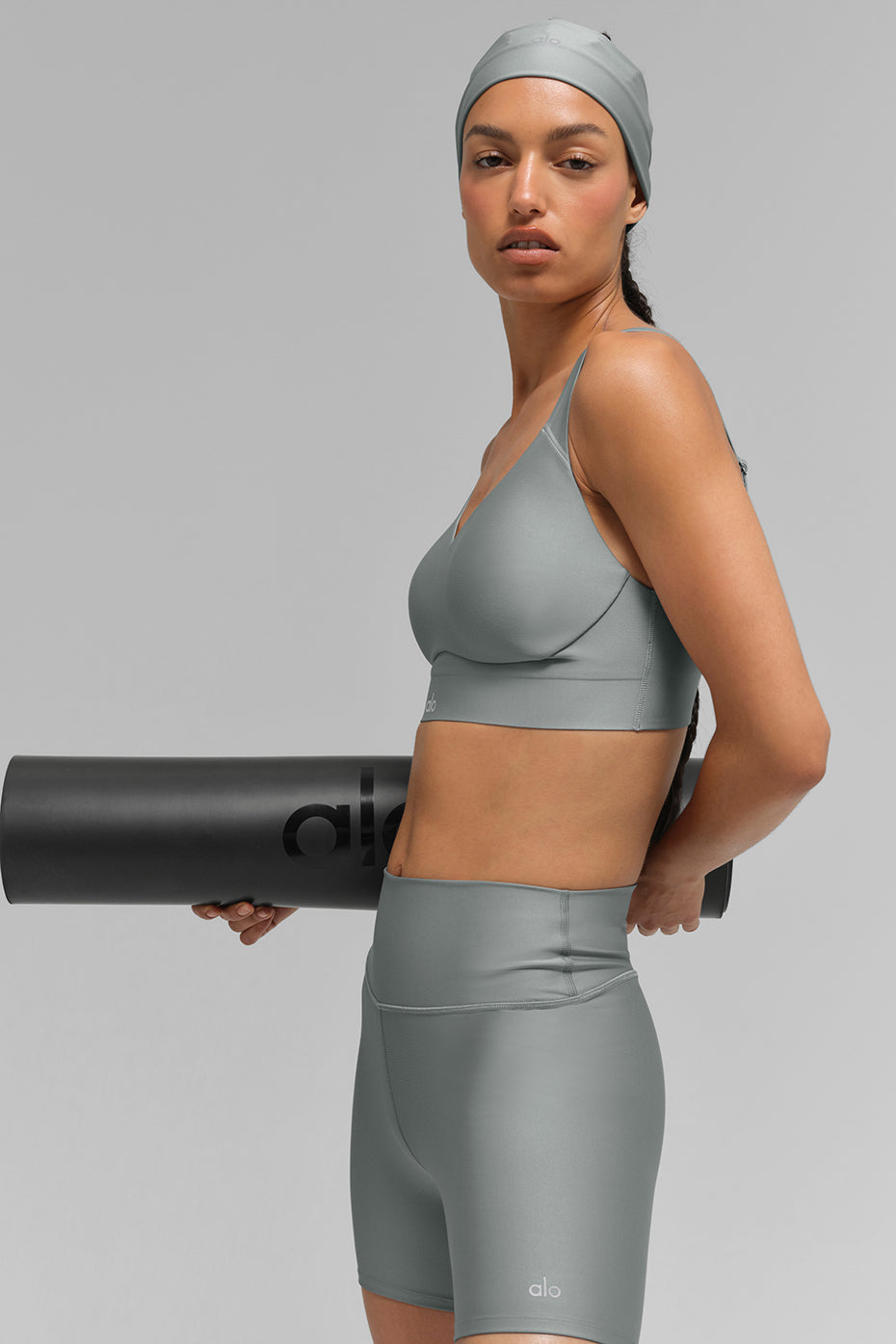 Airlift Endurance High — Impact Sports Bra — Lunar Grey
