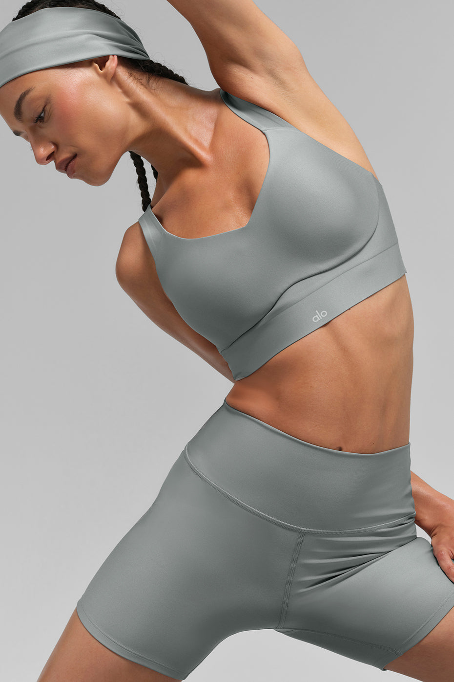 Airlift Endurance High — Impact Sports Bra — Lunar Grey