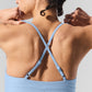 Airlift Divine Sports Bra — Seashell Blue