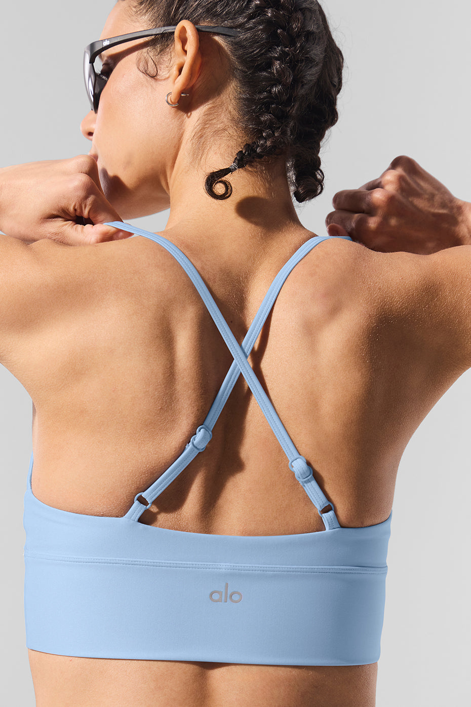 Airlift Divine Sports Bra — Seashell Blue