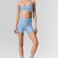 Airlift Divine Sports Bra — Seashell Blue