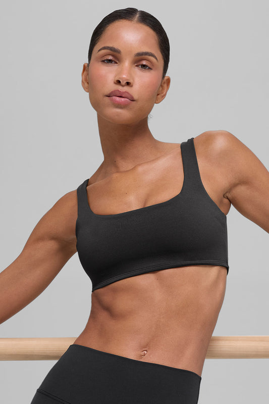 SculptSoft Precision Fit Sports Bra — Black