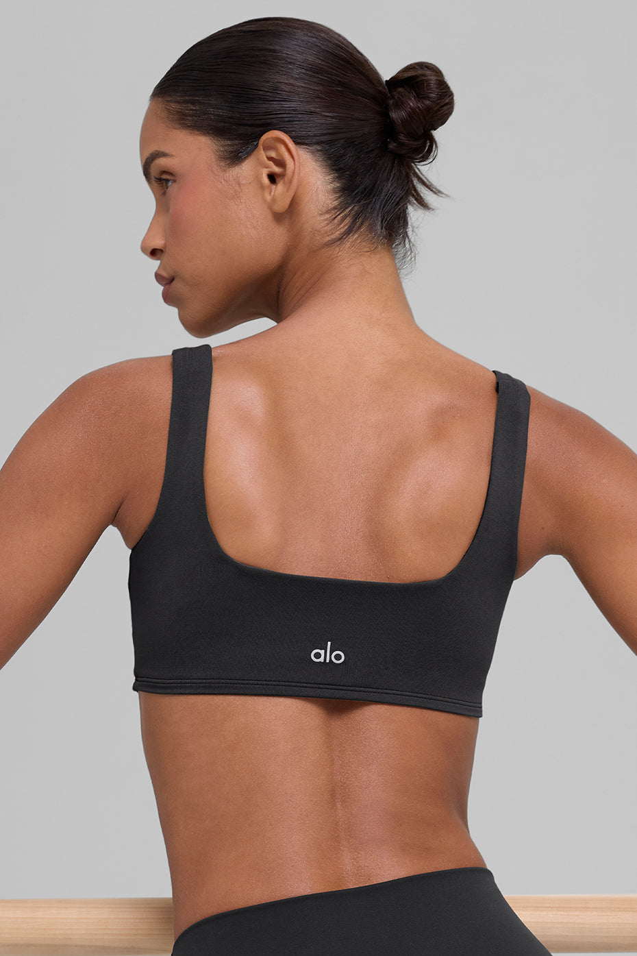 SculptSoft Precision Fit Sports Bra — Black