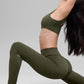 SculptSoft Precision Fit Sports Bra — Green Olive
