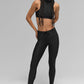 Airlift Light Speed Hooded Sports Bra — Black