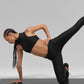 Airlift Light Speed Hooded Sports Bra — Black