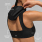 Airlift Light Speed Hooded Sports Bra — Black