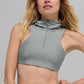 Airlift Light Speed Hooded Sports Bra — Lunar Grey