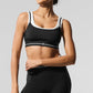 Airbrush Better Together Sports Bra — Black/White