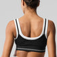 Airbrush Better Together Sports Bra — Black/White
