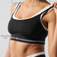 Airbrush Better Together Sports Bra — Black/White