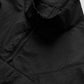 Cropped 1/4 Zip Aerial Crew Sweatshirt — Black